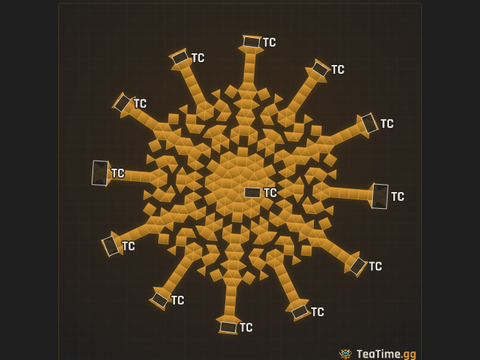 Foundation footprint of Furnace Colosseum