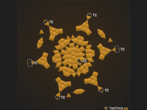 Foundation footprint of Lattice Grove