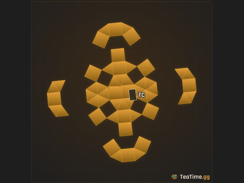 Foundation footprint of Kiln Wreath