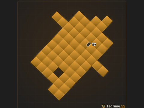 Foundation footprint of Triad Flatbed