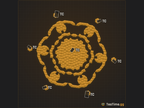 Foundation footprint of Beretta Special