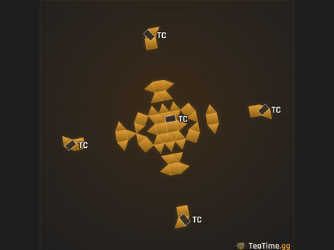 Foundation footprint of Crosshair Dock