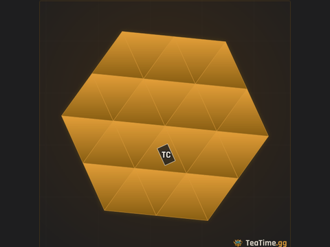 Foundation footprint of Thorn Crest