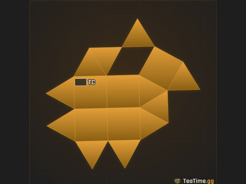 Foundation footprint of Chiseled Starburst