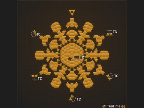 Foundation footprint of Jagged Leviathan