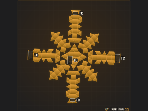 Foundation footprint of Talon Cross