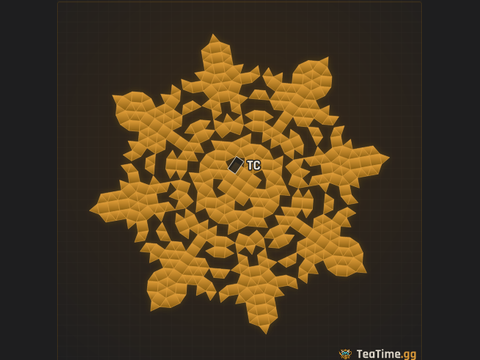 Foundation footprint of Dust Colossus