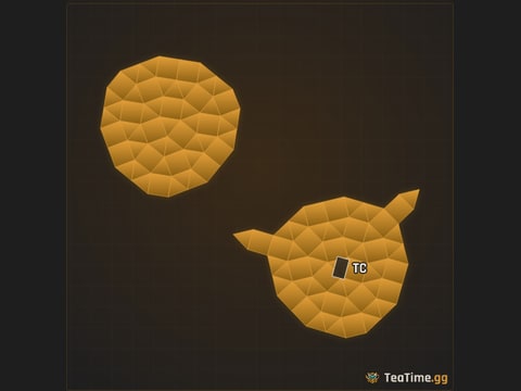 Foundation footprint of Raptor Plus