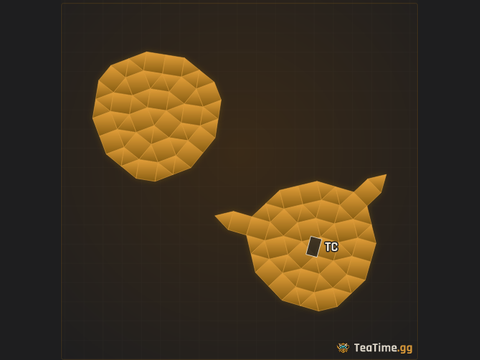Foundation footprint of Raptor Plus
