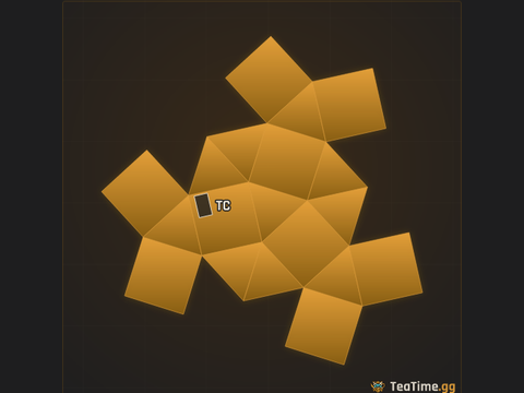 Foundation footprint of Hexagon Pod