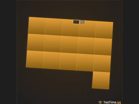 Foundation footprint of Naked Workbench