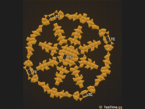 Foundation footprint of Copper Briar