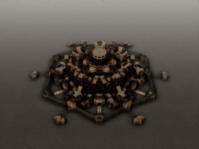 Hexagon Sunburst