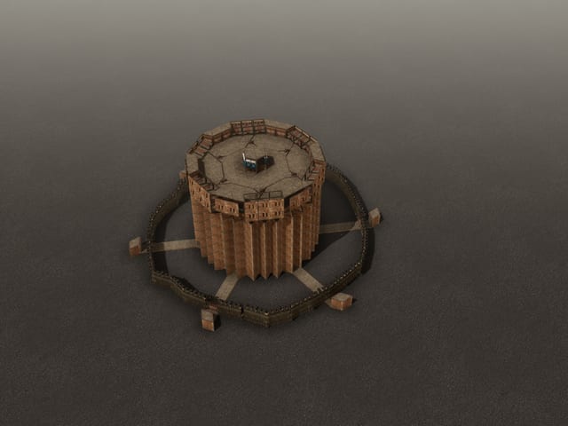 Fluted Silo