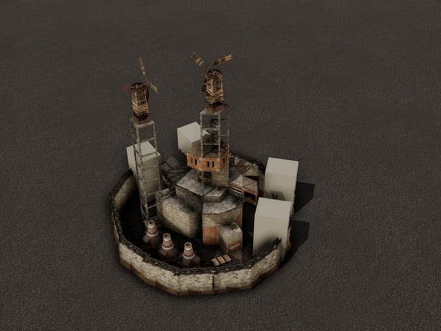 Twin Mast Yard