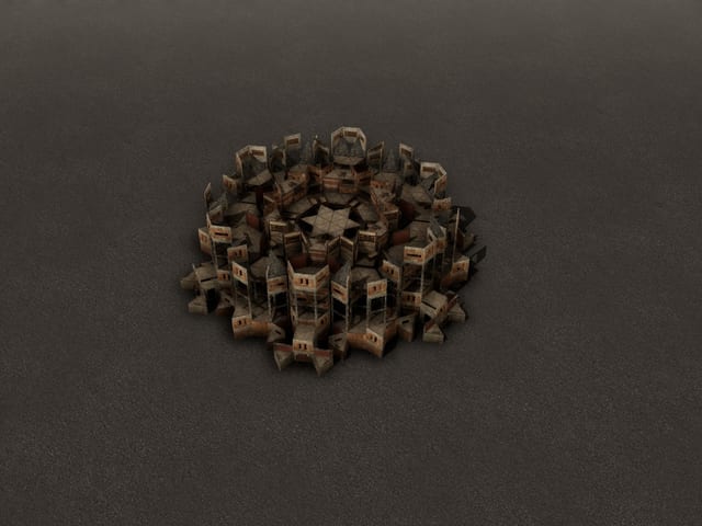 Jagged Rosette