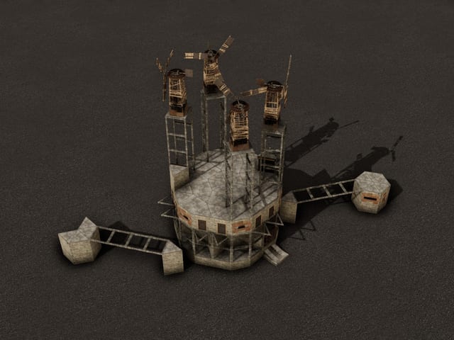 Windmill Candelabra