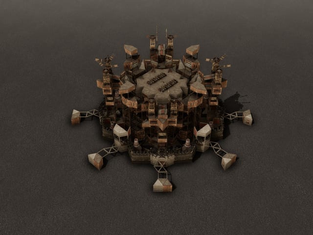 Radial Caltrop