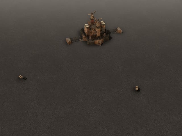Flanked Skiff
