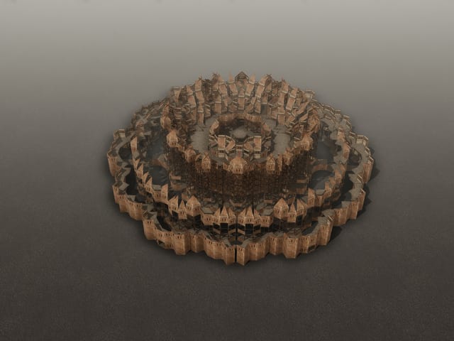 Layered Rosette