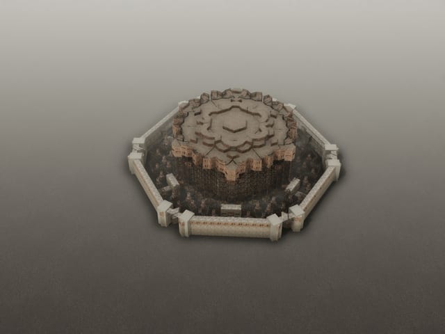 Fluted Rosette