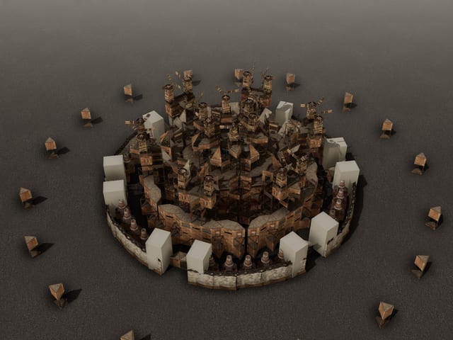 Radial Crucible