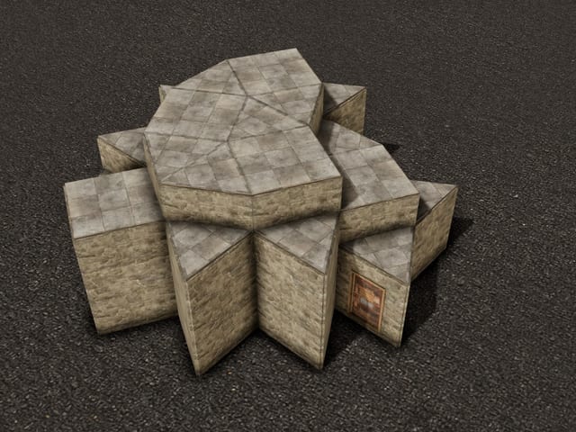Quartz Caltrop